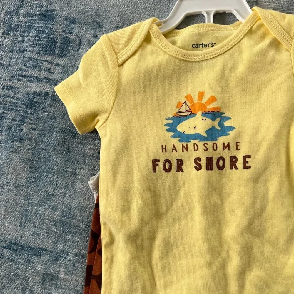 NWT! Carter's Shark 3 Piece Set 12 Months